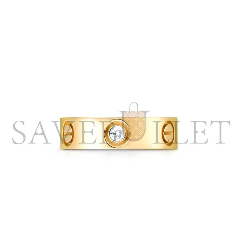 CARTIER LOVE RING, CLASSIC MODEL, 3 DIAMONDS CRB4032400